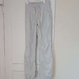 Light Gray Drawstring Pants